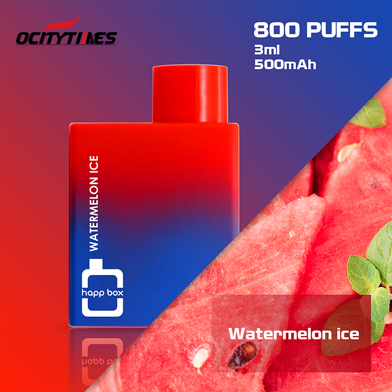 OcityTimes Happ Box 800puffs 5% Nikotinsalze Einweg -Vape Pod