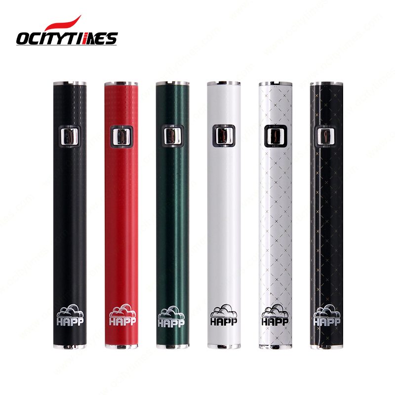 CBD-Öl 320-mAh-Vape-Batterie mit Knopf vorheizen